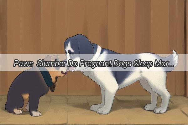 Paws  Slumber Do Pregnant Dogs Sleep More A Heartwarming Insight